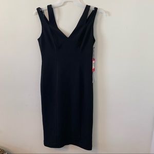 NWT Vince Camuto Black Pencil Dress Size 8